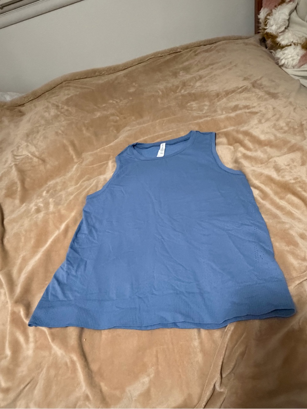 Athleta In Motion Blue Sleeveless Women’s Tank Top Size Medium Running Sporty